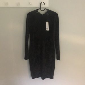 Black velvet dress from French Connection
